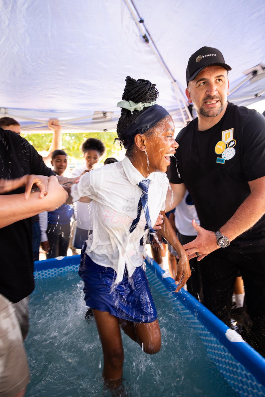 Water baptism celebration